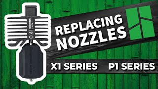 Replacing Nozzle on a Bambu X1 amp P1 Series [upl. by Aizirk]