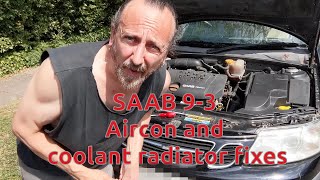 TRAILER  SAAB 93 Aircon amp coolant radiators replacement [upl. by Lem983]