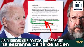 As nuances que poucos perceberam na estranha carta de Biden [upl. by Lumpkin]