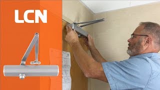 How to Install LCN 1460 Door Closer [upl. by Halas674]