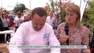 RECETTE  Tournedos et foie gras des Landes façon quotRossiniquot [upl. by Busey]