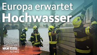 Hochwasser erwartet Vorbereitungen laufen – So heftig könnte es werden  WDR aktuell [upl. by Neelehtak]