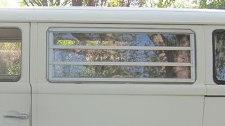 How to VW Type 2 Campmobile Jalousie Louvered window rebuild [upl. by Odlonra]