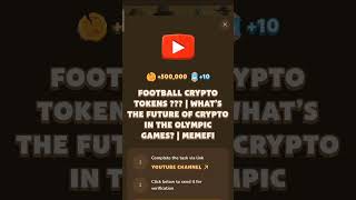 Football Crypto Tokens  Memefi [upl. by Rox]