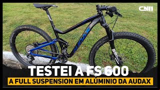 Lançamento FS 600  Mountain Bike Full Suspension em Alumínio da Audax  Café na Trilha [upl. by Suilenroc]