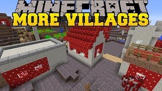 Minecraft MORE VILLAGES THEMED VILLAGES IN EVERY BIOME Mod Showcase [upl. by Salvatore]