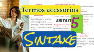 Sintaxe aula 5 Adjunto adnominal e adverbial [upl. by Pickett]