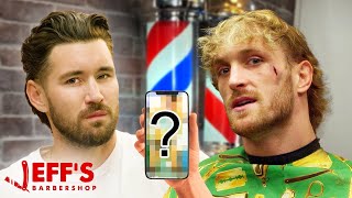 LOGAN PAUL REACTS TO DILLON DANIS “NUKE”PHOTO  Jeffs Barbershop [upl. by Munt199]