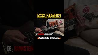 Top 100 Metal Breakdowns 🔥 Rammstein  Waidmanns heil shorts metal breakdown [upl. by Nyret602]