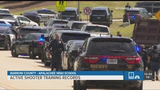 Apalachee High School resource officers recently attended active shooter training [upl. by Ahrat]