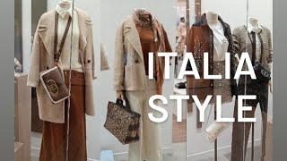 ITALIA STYLE 🇮🇹 Beautiful Italian fashion Autumn🍁🍁🍁 [upl. by Weintrob706]