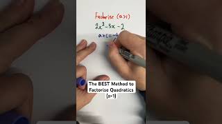 How I teach my students to factorise quadratics math quadratics factorise factorisequadratics [upl. by Jankell]