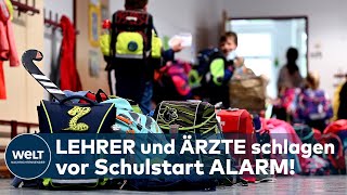 CORONA Lehrer und Ärzte schlagen vor dem neuen Schuljahr ALARM  und fordern Konsequenzen [upl. by Laeahcim]