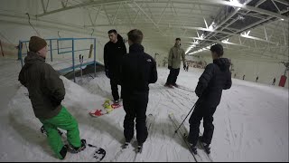 GoPro HERO4 Indoor Ski Session  XScape Leeds [upl. by Hallock]