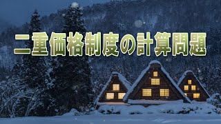 ミクロ経済学・二重価格制度の計算問題ーHandout [upl. by Llertal]