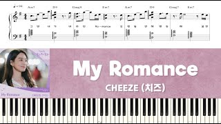 CHEEZE 치즈  My Romance 갯마을 차차차 OST Hometown Cha Cha Cha OST  Piano Tutorial  Sheet Music [upl. by Lohrman326]