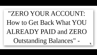 How to Get Back The Money YOU ALREADY PAID [upl. by Ynatterb]