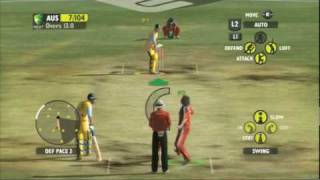 Ashes Cricket 2009  Gameplay Video 1 [upl. by Wilkins296]