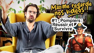 👀 Maxime regarde nos vidéos   Ép 1  quotPompiers  réussir ou survivrequot 👨‍🚒 [upl. by Aynahs]