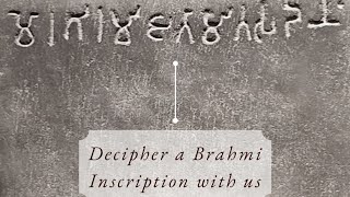 Decipher a Brahmi Inscription from Bharhut Stupa with Speaking Archaeologically [upl. by Isayg41]