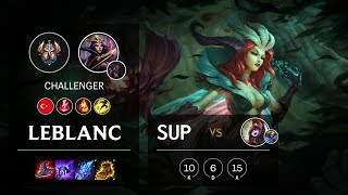 LeBlanc Support vs Lulu  TR Challenger Patch 103 [upl. by Elwood]