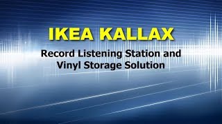 An Inexpensive Record Listening Station and Vinyl Storage Solution from IKEA [upl. by Arand]