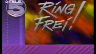 Tele5 Programmvorschau  Ring Frei  1992 [upl. by Acire]