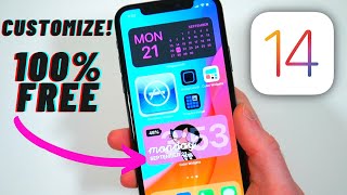 How To Customize iOS 14 Home Screen with Widgets and Custom Icons [upl. by Leahcin]