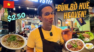 250 Bún Bò Huế Ho Chi Minh Citys Best Local Eats [upl. by Islean]