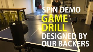 Spin Demo Game Drill Designed By Trainerbots Backers KS Feb Update [upl. by Healey722]