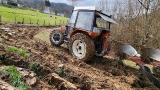 Zetor 6245  Oranje u teškim uslovima Vogel amp Noot HF L800 [upl. by Akinot]