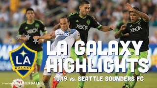 LA Galaxy vs Seattle Sounders 101914  HIGHLIGHTS [upl. by Aivon]