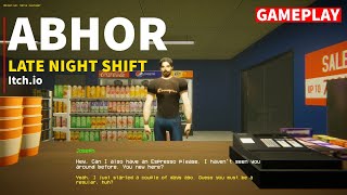 Abhor Late Night Shift OUT NOW ON Itchio  Gameplay [upl. by Odin]