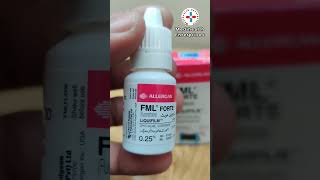 FML forte fluorometholone eye drops  eye redness infection swelling best eye drops [upl. by Nilac]