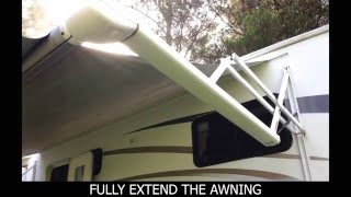 how to replace an electric awning fabric [upl. by Voccola]