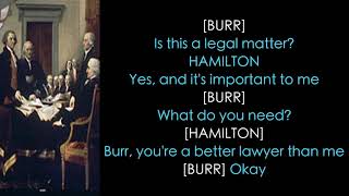 23 Hamilton Lyrics  Non Stop [upl. by Ransome]