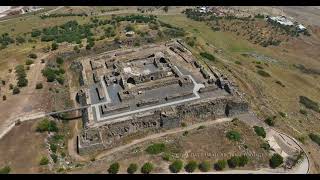 Belvoir Castle aerial Israel  כוכב הירדן צילום אויר [upl. by Abott]