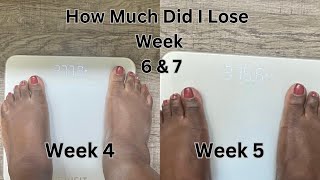 Wegovy Weight Loss Journey  Week 6 amp 7 Results pounds wegovy [upl. by Bouton]