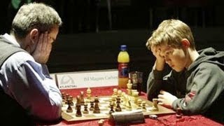 Kasparov Beats Carlsen in Crazy 😝 Kings Indian Defense Garry Kasparov vs Magnus Carlsen [upl. by Malynda866]