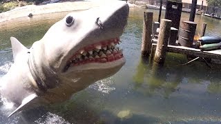 JAWS Full Experience on Universal Studios Hollywood Studio Tour 2015  Multi Cam POV 1080P HD [upl. by Fransis]