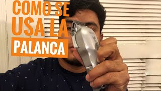 Para que se usa la palanca de la máquina 💈🔥 [upl. by Asseneg81]