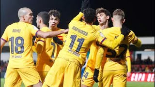 Barcelone vs Barbastro 32 HIGHLIGHT [upl. by Desmond]