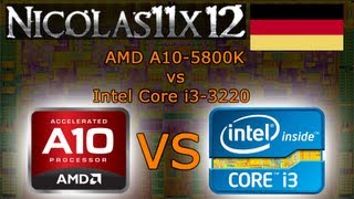 DEUTSCH AMD A105800K vs Intel Core i33220 [upl. by Scheider]