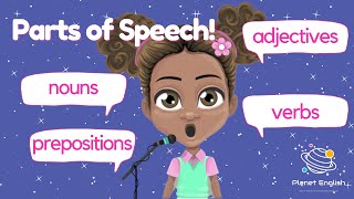 Parts of Speech Sing Along Song [upl. by Eliezer]