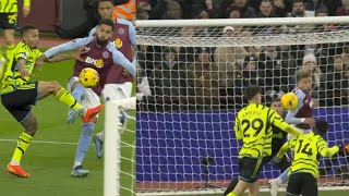 VAR ROBBED Arsenal Penalty amp Eddie Nketiah disallowed Goal for Matty Cash Handball vs Aston Villa [upl. by Ayirp]