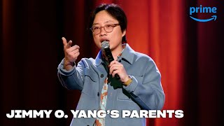 Jimmy O Yang Talks About His Family For 5 Minutes Straight  Prime Video [upl. by Ynomrah150]