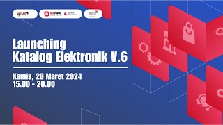 Launching Katalog Elektronik V6 [upl. by Gilleod]