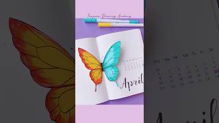 Notebook decoration  bujo cover satisfying painting [upl. by Harper]