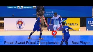 ARDIANSYAH RUNTUBOY  BEST PLAYER IN POCARI SWEAT FUTSAL CHAMPIONSHIP 2014 [upl. by Inahpit418]