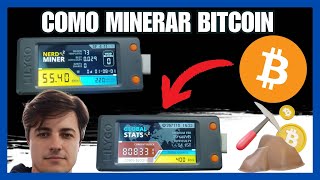 Como minerar BITCOIN com o seu NERD MINER [upl. by Hilliary806]